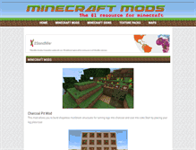 Tablet Screenshot of minecraft-mods.info